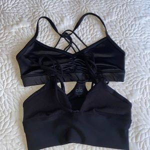 Black Sports Bra Alo Yoga Bundle
